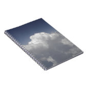 Wolken op 30.000 voet van een vliegtuigraam notitieboek (Rechterzijde)