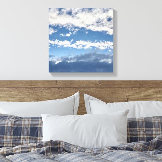 Wolken op Canvas Wall Art (Insitu (Slaapkamer))