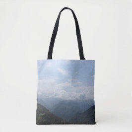 Wolken op de heuvels Sky Blue Fotografie Tote Bag