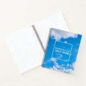 Wolken op een blauwe lucht Kleurstof Naam Notitieb Notitieboek (Binnen)