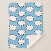 Wolken op snaren sherpa deken (Voorkant)