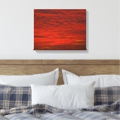 Wolken op vuur canvas afdruk (Insitu (Slaapkamer))