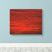 Wolken op vuur canvas afdruk (Insitu (Houten vloer))