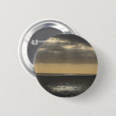 Wolken op Zee Ronde Button 5,7 Cm (Voorkant /achterkant)