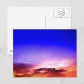 Wolken op zonsondergang briefkaart (Voorkant / Achterkant)