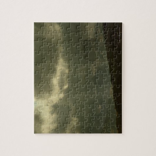 Wolken over bergen legpuzzel (Verticaal)