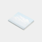 Wolken over bergen post-it® notes (Schuin)