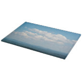 Wolken over bergen snijplank (Hoek)