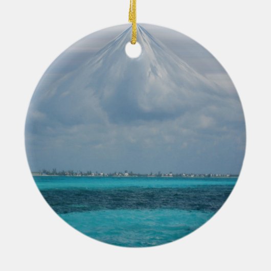 Wolken over de Grote Cayman Ornament (Achterkant)