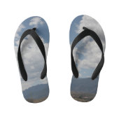 Wolken over de Rocky Mountains Kinder Teenslippers (Voetbed)