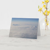 Wolken over de Stille Oceaan Kaart (Gele Bloem)