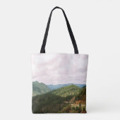 Wolken over de vallei..... tote bag (Achterkant)