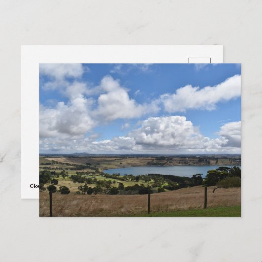 Wolken over het Briefkaart van de Camperdown in he (Voorkant / Achterkant)