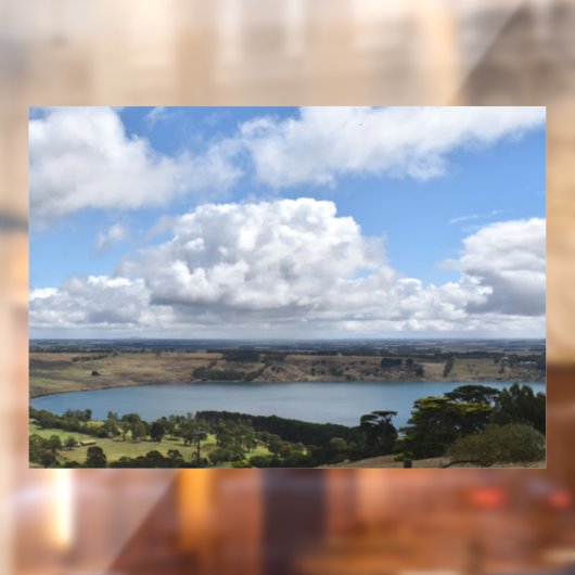 Wolken over het Camperdown-damesklooster van het m Raamsticker (Vel 2)