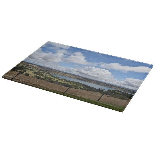 Wolken over het Camperdown-meer in Gnotuk Snijplank (Hoek)