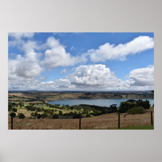 Wolken over het Poster van de Camperdown in het Gn (Voorkant)