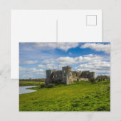 wolken over het raket van Carew Briefkaart (Voorkant / Achterkant)