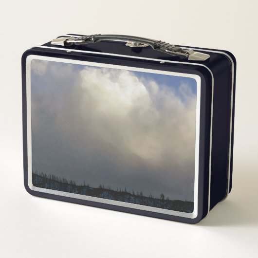 Wolken over het station (Achterkant)