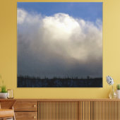 Wolken over het station canvas afdruk (Insitu (Woonkamer))