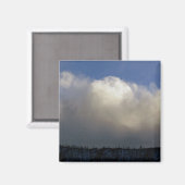 Wolken over het station magneet (Voorkant / Achterkant)