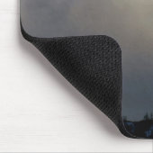 Wolken over het station muismat (Hoek)