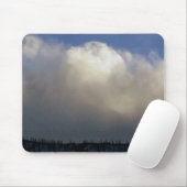 Wolken over het station muismat (Met muis)