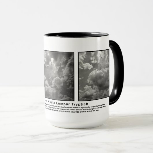 Wolken over Kuala Lumpur, Maleisië Mok (Voorkant rechts)