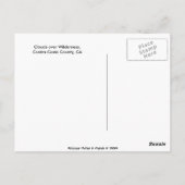 Wolken over Wilderess Briefkaart (Achterkant)