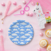 Wolken Papieren Bordje (Feest)