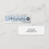 Wolken | Pictogram cameralens Mini Visitekaartje (Voorkant / Achterkant)