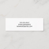 Wolken | Pictogram cameralens Mini Visitekaartje (Achterkant)