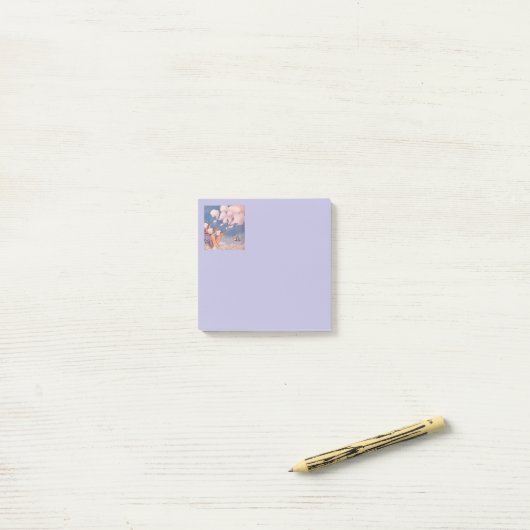 wolken post-it® notes (Op bureau)
