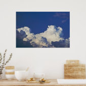 wolken poster (Keuken)