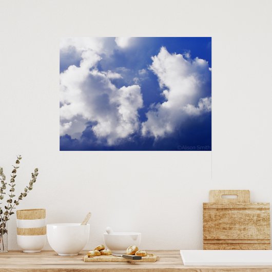 Wolken Poster (Keuken)