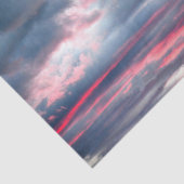 Wolken: prachtig roze blauwe hemel tissuepapier (Detail)