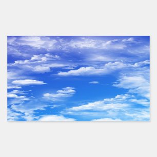 Wolken Rechthoekige Sticker