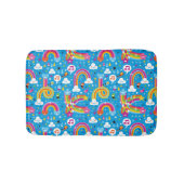 wolken regenbogen laten het heetsenpatroon vallen badmat (Voorkant)