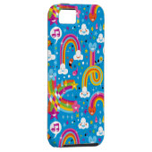 wolken regenbogen laten het heetsenpatroon vallen Case-Mate iPhone case (Back/Rechts)
