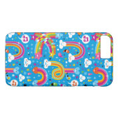 wolken regenbogen laten het heetsenpatroon vallen Case-Mate iPhone case (Achterkant (Horizontaal))