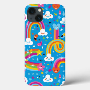 wolken regenbogen laten het heetsenpatroon vallen Case-Mate iPhone case