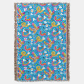 wolken regenbogen laten het heetsenpatroon vallen deken (Voorkant Verticaal)