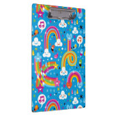 wolken regenbogen laten het heetsenpatroon vallen klembord (Rechts)