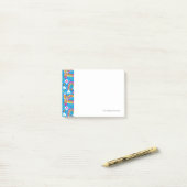 wolken regenbogen laten het heetsenpatroon vallen post-it® notes (Op bureau)