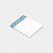 wolken regenbogen laten het heetsenpatroon vallen post-it® notes (Schuin)