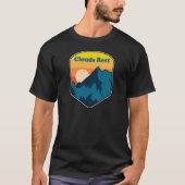 Wolken Rest Berg Yosemite Sunrise T-shirt (Voorkant)