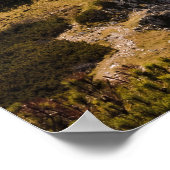 Wolken rollend over bergen poster (Hoek)