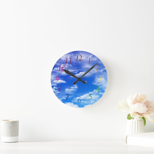 Wolken Ronde Klok (Huis)