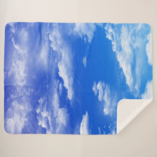 Wolken Sherpa Deken (Voorkant (horizontaal))