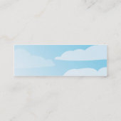 Wolken - Skinny Mini Visitekaartje (Achterkant)