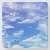 Wolken Stenen Onderzetter (Voorkant)